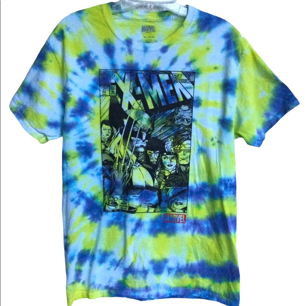 🌟4xHP!🌟 X-Men Custom Tie Dye T-Shirt - Issue 11 Wolverine Jim Lee B & W Cover